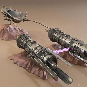 Anakin's Podracer 3D Printing Model | Assembly + Action