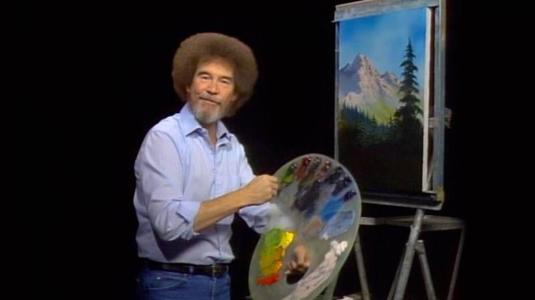 Bob Ross Figure head
