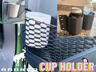Ford Bronco Cup Holders - 2021-2024/25 Full Size
