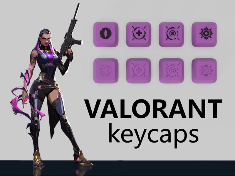 Valorant Reyna Keycaps