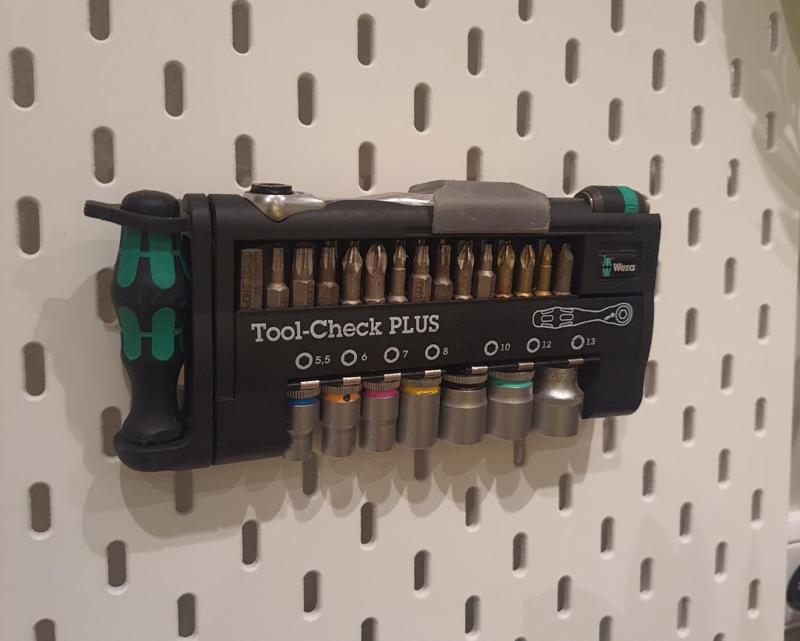 IKEA Skadis Wera Tool Check Plus Holder