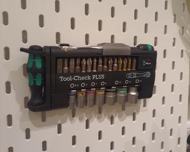 IKEA Skadis Wera Tool Check Plus Holder