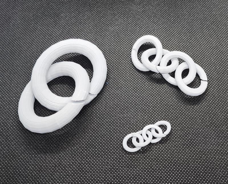 ⪽⫗⫗⪾ Unlimited Length Chain Links - scalable/flat side