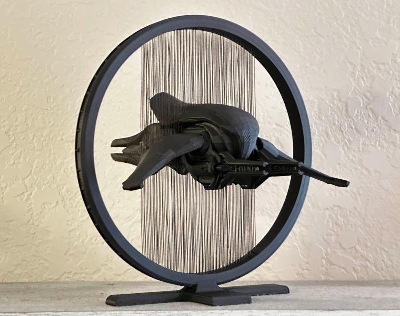 Halo Space Banshee String Art