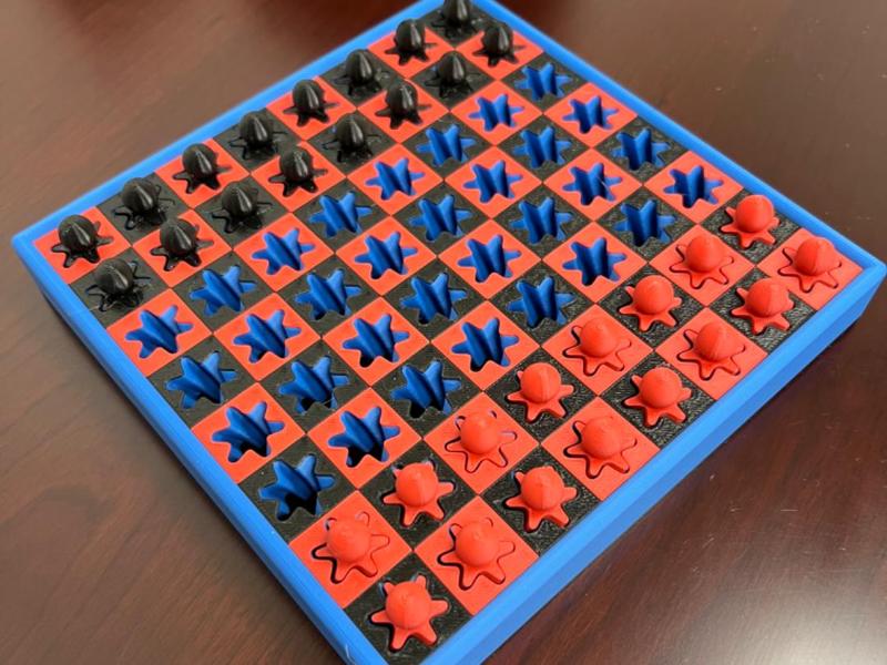 Spiral Travel Checkers
