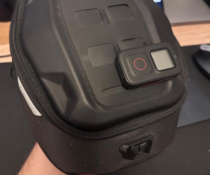 GoPro Remote clip for SW-Motech Pro Micro tank bags