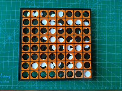 Two-player Reversi, portable version 15*15cm with storage box