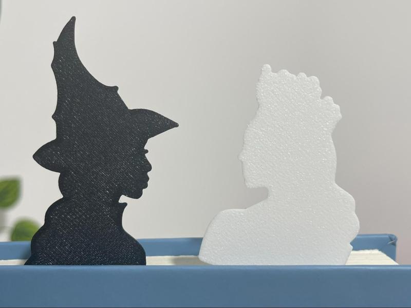 Wicked - Elphaba and Glinda - Bookmarks
