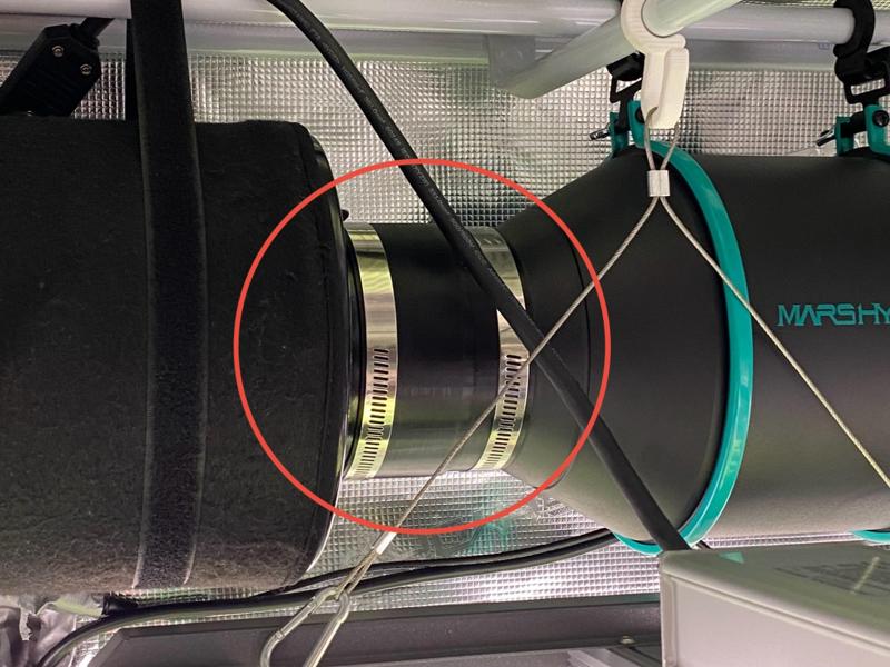 Exhaust Fan Pipe Connector / Adapter Carbon Filter