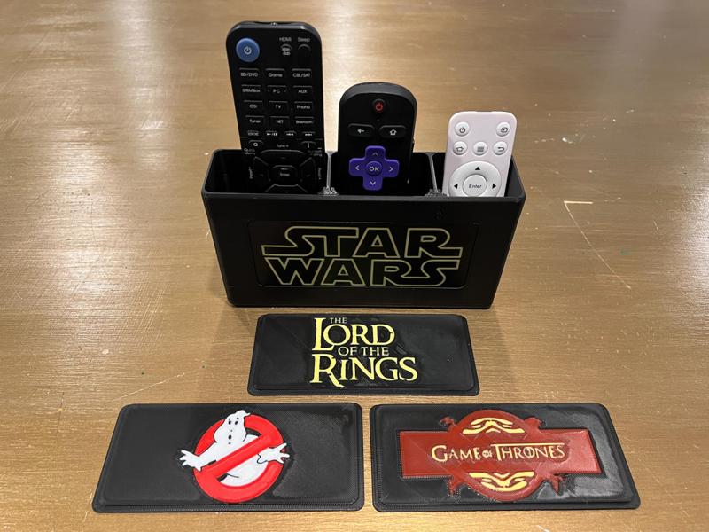 Customizable Remote Control Holder