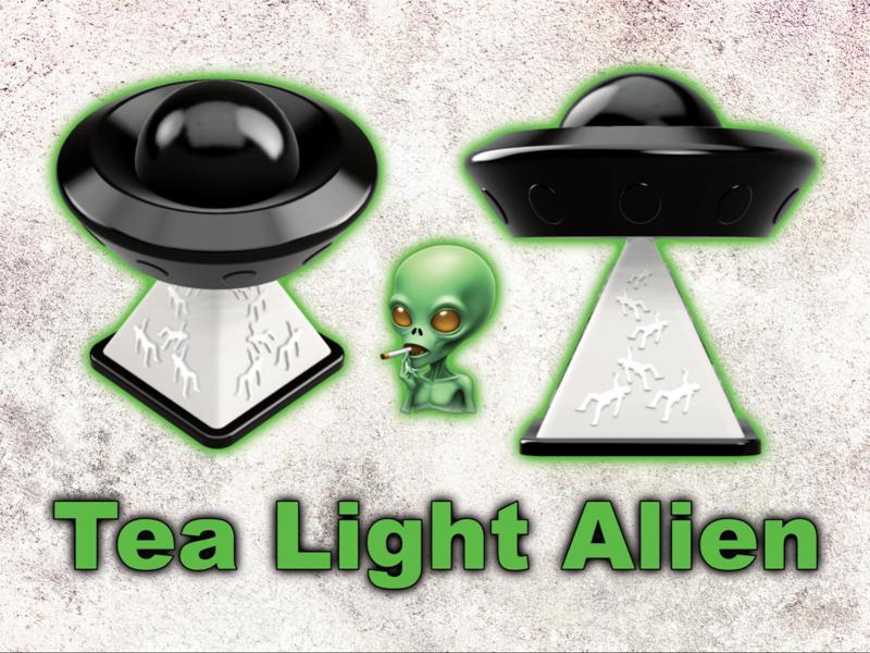 Tea Light Alien