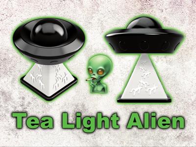 Tea Light Alien