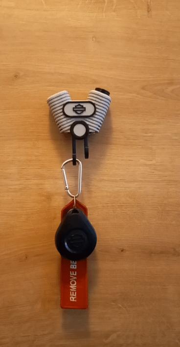 Harley V2 Engine Key hanger