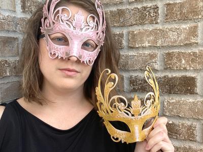Filigree Masquerade Mask - Hueforge - prints flat
