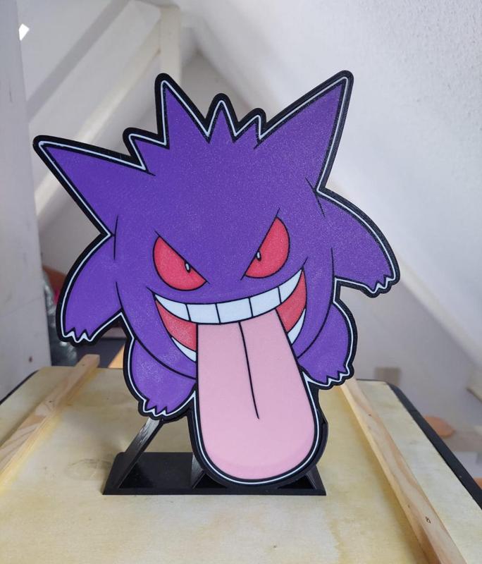 Pokémon Gengar Pokédex 094 with Tongue Lamp