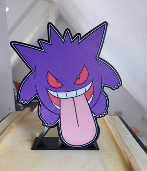 Pokémon Gengar Pokédex 094 with Tongue Lamp