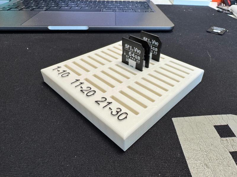 SD Card Organizer