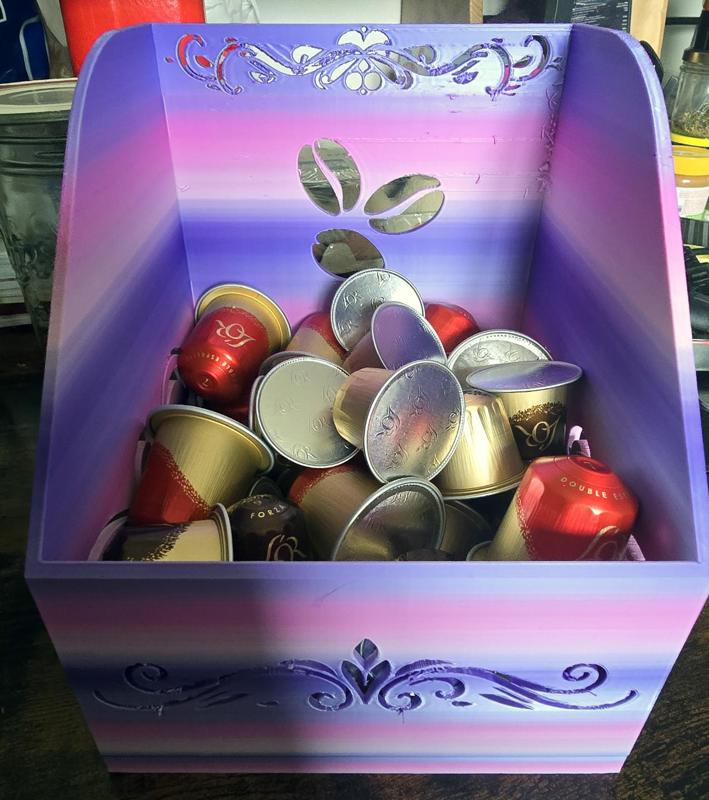 Versatile Coffee Capsule Box for Multiple Sizes