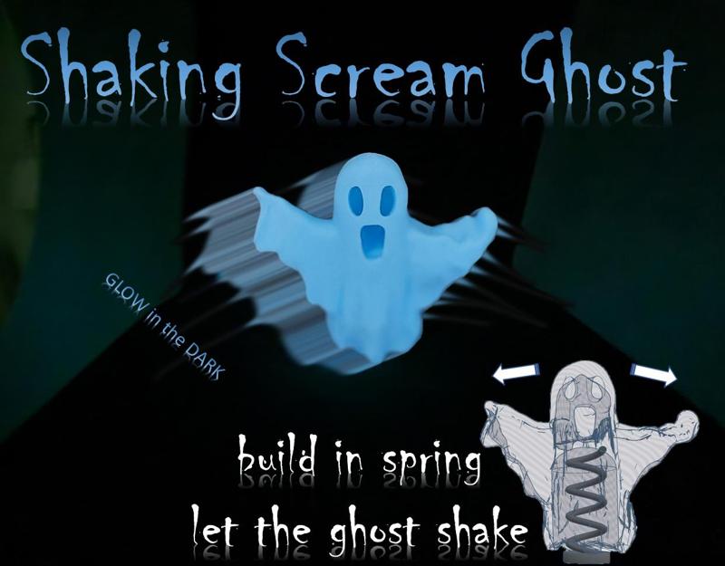 Shaking Scream Ghost (Halloween Gadget)