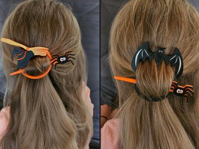 halloween hair pin 