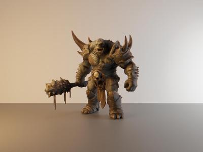 Ogre / orc warlord - tabletop wargaming (DND)