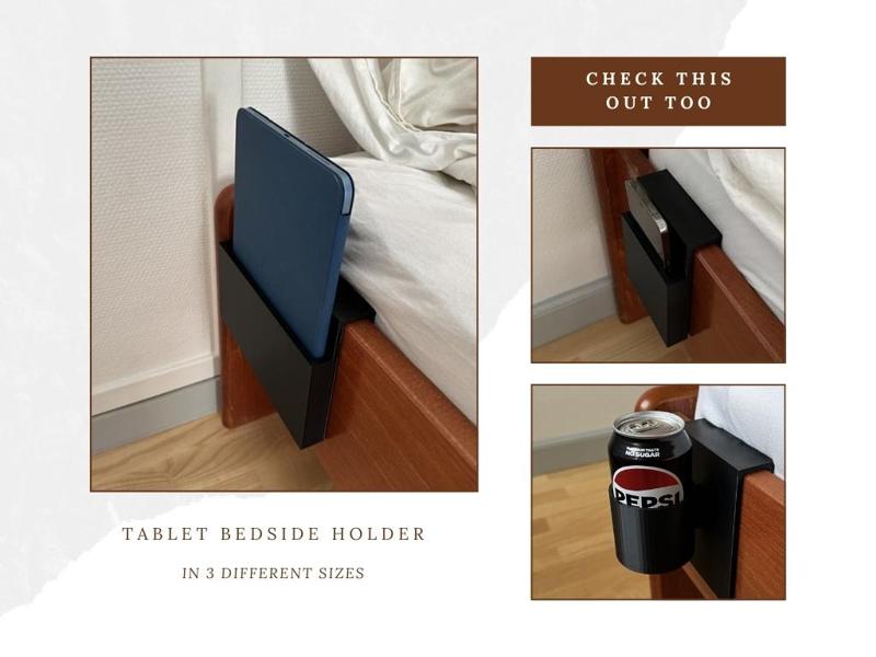 Tablet bedside holder