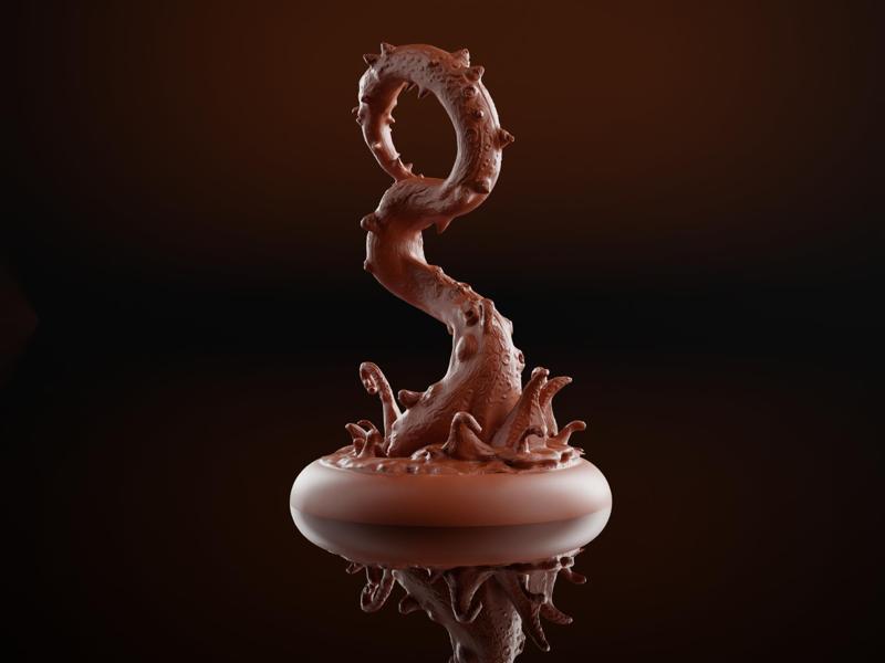 Tentacle monster - dnd / tabletop mini