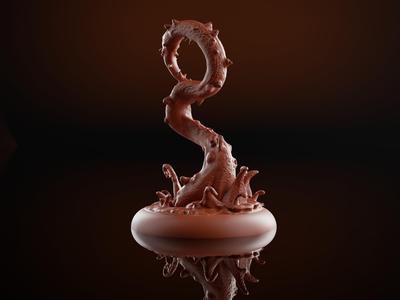 Tentacle monster - dnd / tabletop mini