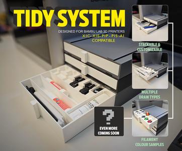 Tidy System Customizable Stackable Box 