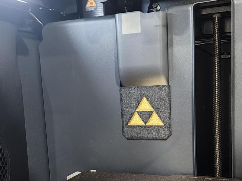 P1S inside Purge chute cover - Triforce