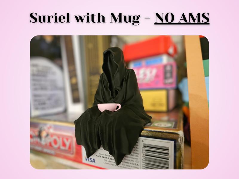Suriel with Tea - NO AMS (Multi part print)