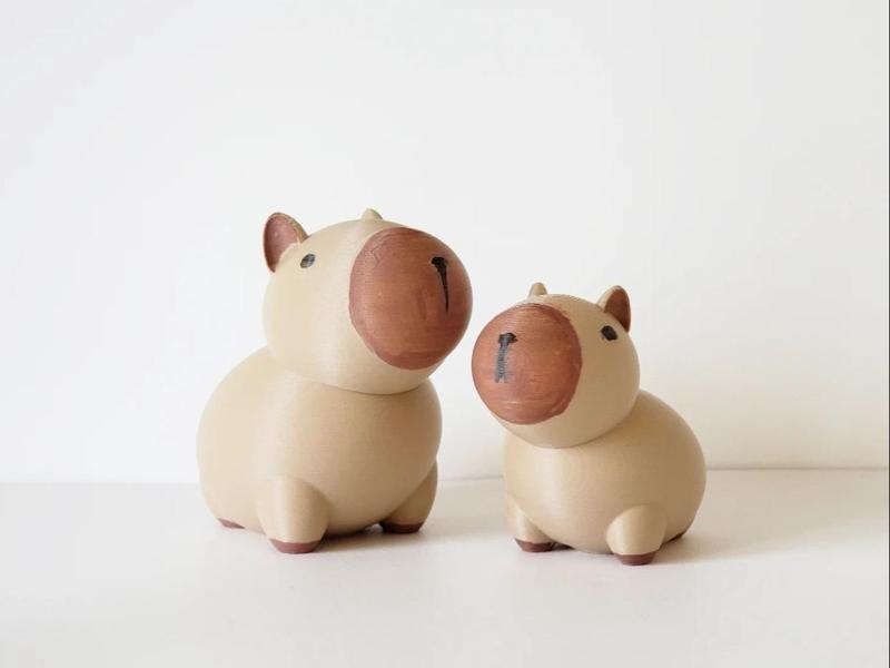 Cute demure capybara