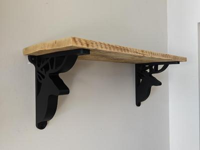 Deer shelf bracket (heavy duty)