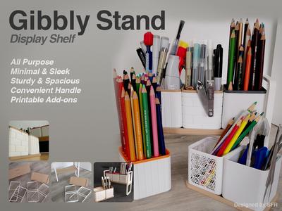 Gibbly Stand/Display Shelf- Perfect Desk Companion