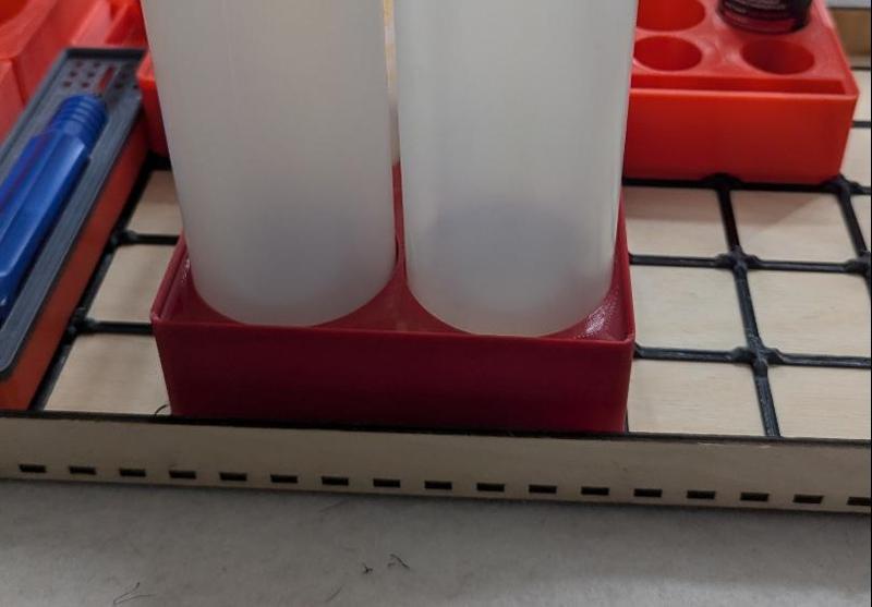 Gridfinity squeeze bottle holder