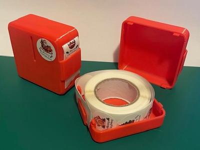 Sticker Label dispenser / Box up to 70mm roll