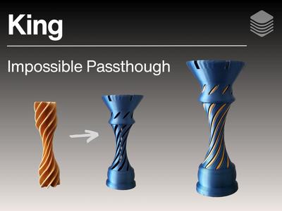 King Chess Piece Impossible Passthrough