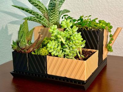 Gridfinity Modular Planter - A1 Mini Edition
