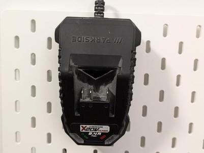 PARKSIDE 20V Battery Charger Mount for IKEA Skadis