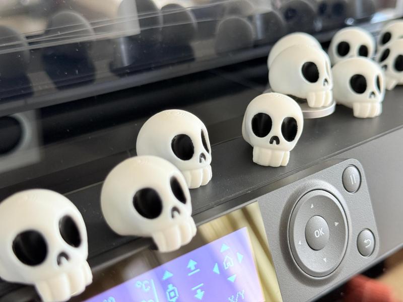 Tiny Skull - Single Colour & Painted