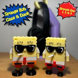 Sponge Bob Airpods Case & Dock
