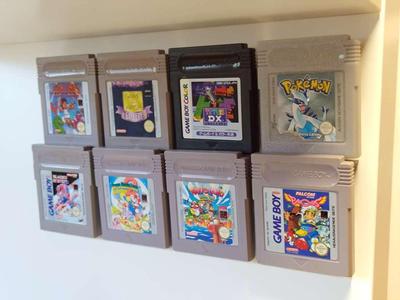 Simple wall mount for GameBoy cartridges