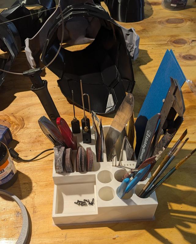 Model post processing tool tray