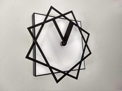 Square Rotating Clock