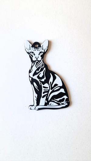 Peterbald keychain+magnet