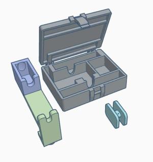 Box for usb soldering iron