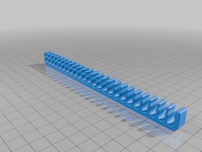 Cat 5 ethernet cable comb 48-slot with screw holes