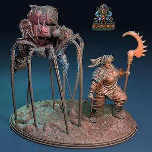 Ramsah the desert merchant with her spider
