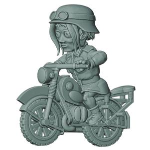 ToonKrieg German Female on bike