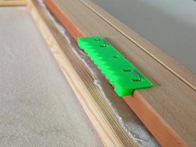 Stapled Canvas Hanger (remix)